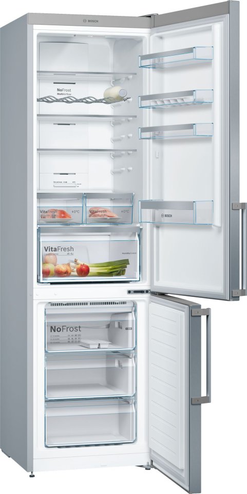Bosch KGN397LEQ Serie 4, Jääkaappipakastin, inox-look