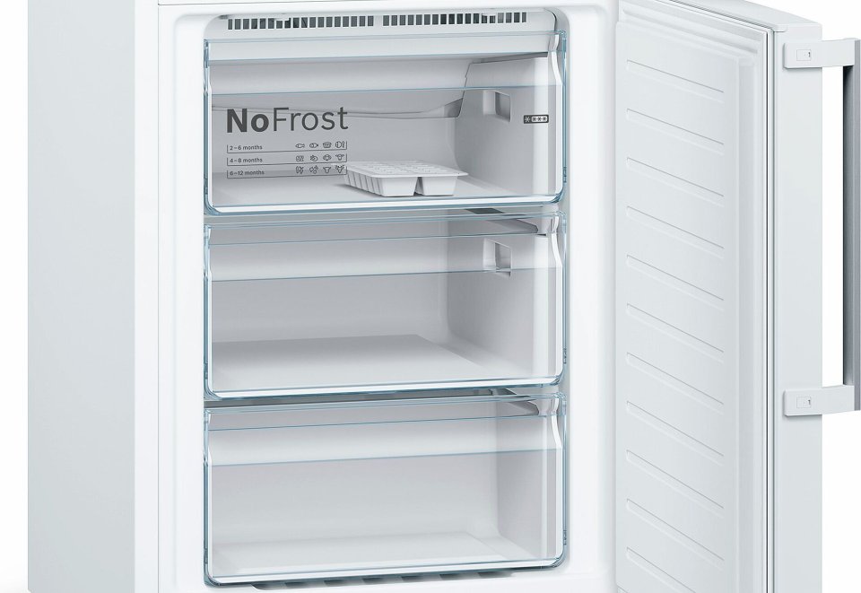 Bosch KGN39VWEQ Serie 4, Jääkaappipakastin, valkoinen