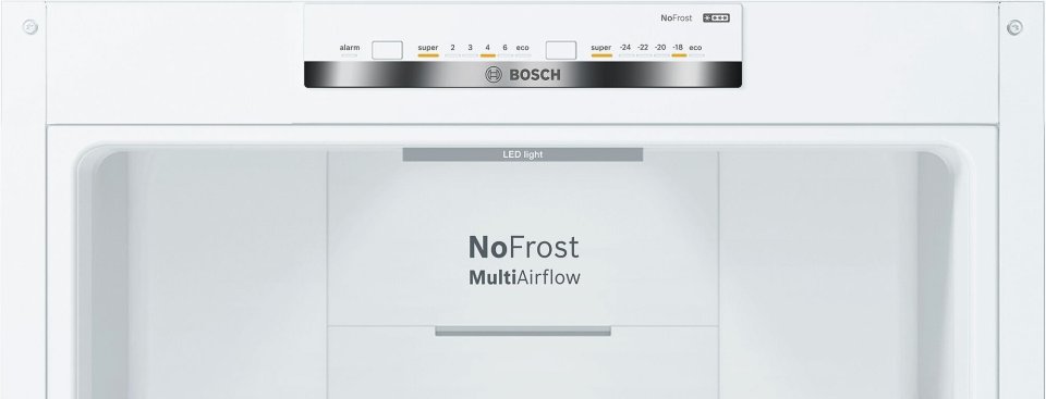 Bosch KGN39VWEQ Serie 4, Jääkaappipakastin, valkoinen