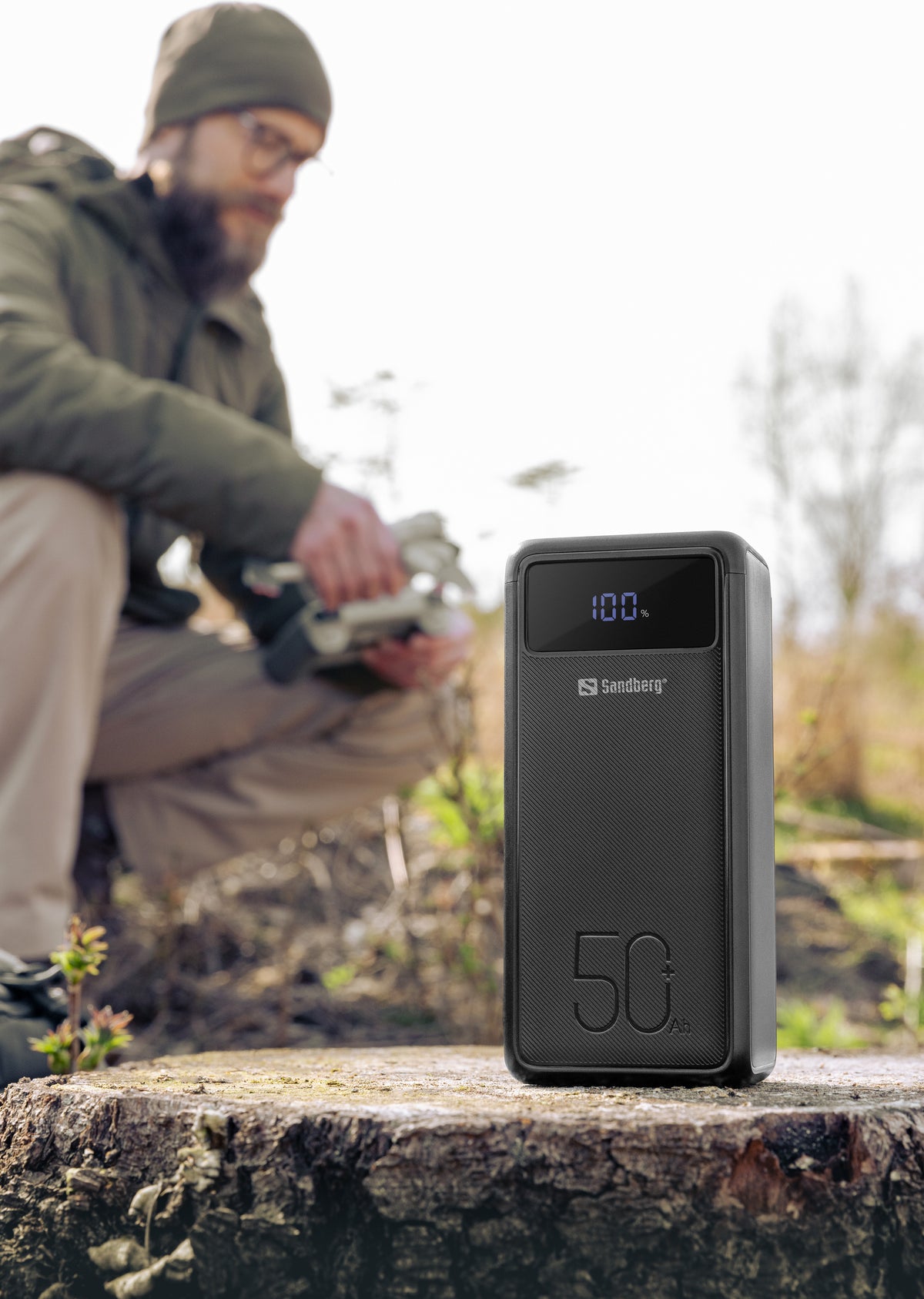 Sandberg -varavirtalähde, USB-C PD 130W, 50 000 mAh, musta – 7