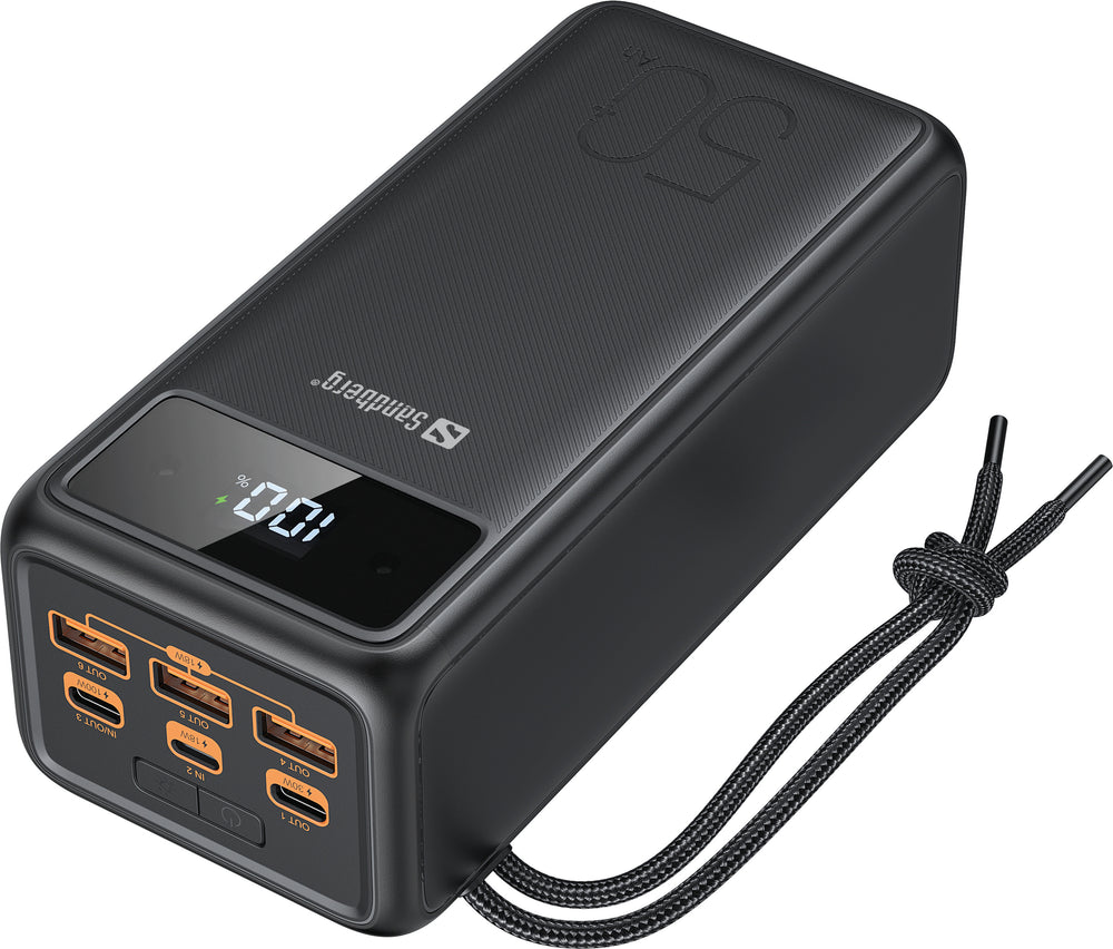 Sandberg -varavirtalähde, USB-C PD 130W, 50 000 mAh, musta – 1