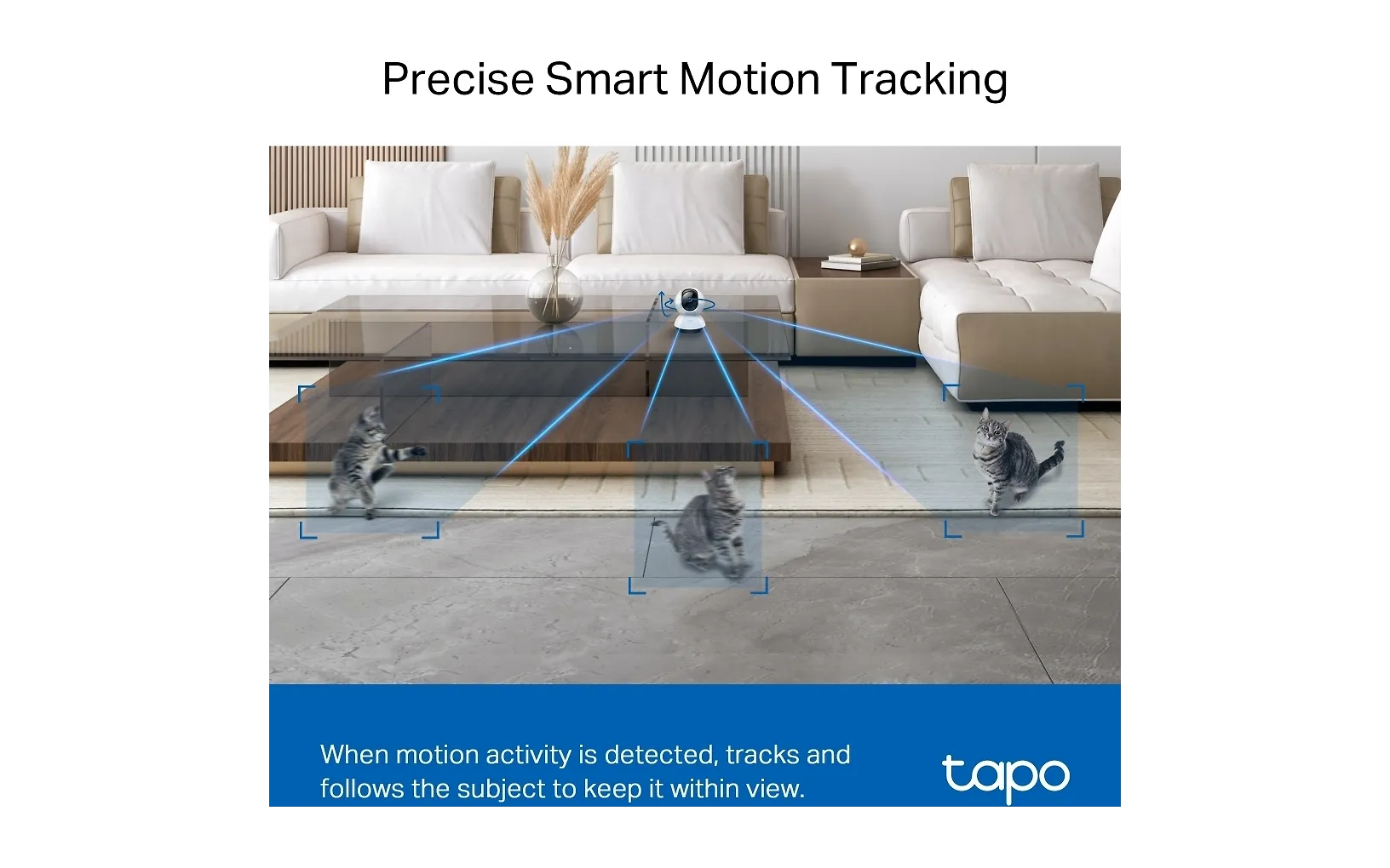 TP-LINK Tapo C220 Pan Tilt AI -valvontakamera sisäkäyttöön