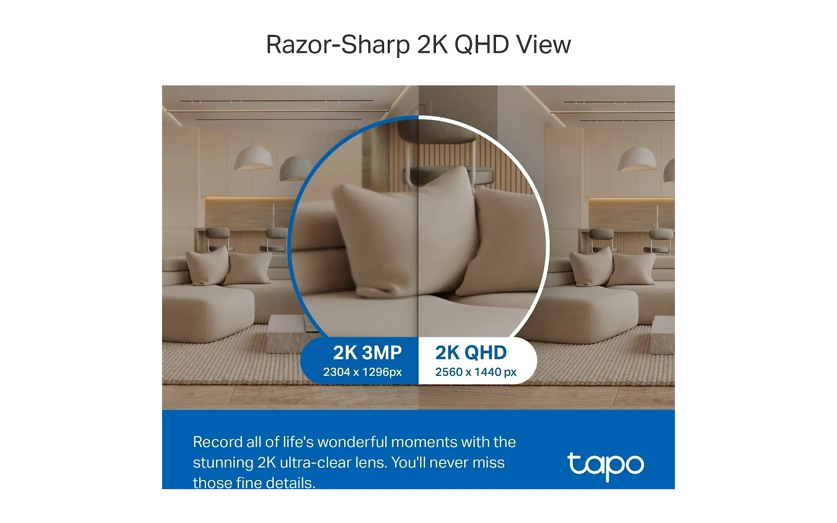 TP-LINK Tapo C220 Pan Tilt AI -valvontakamera sisäkäyttöön