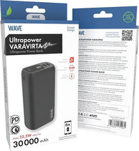 Wave Ultrapower -varavirtalähde, 30 000 mAh, musta – kuva 3