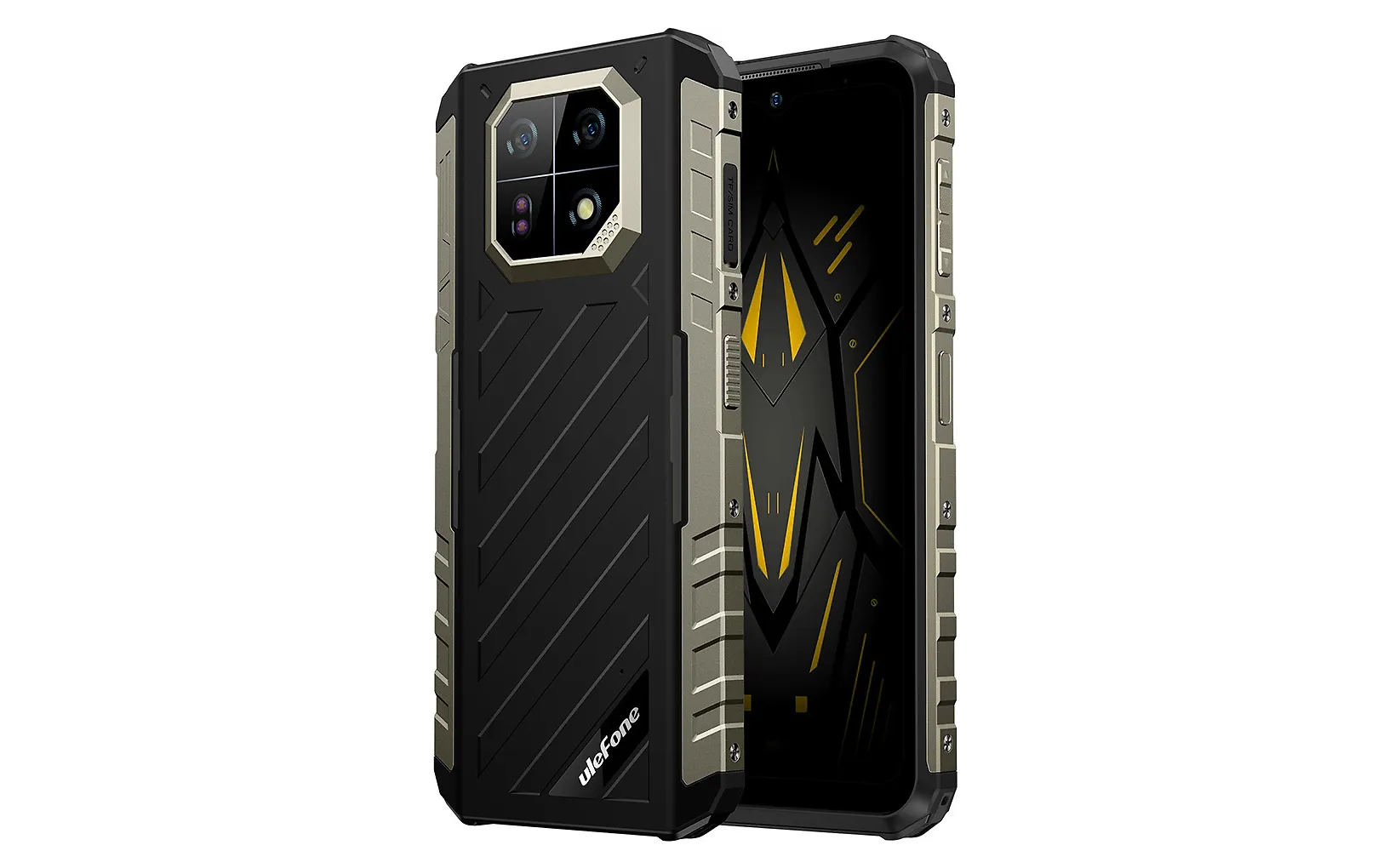 Ulefone Armor 22 -puhelin, 256/8 Gt, musta