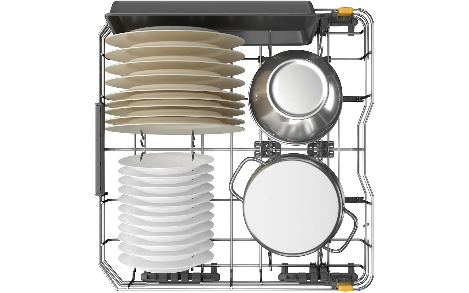 Whirlpool W7U HS41 diskmaskin, vit