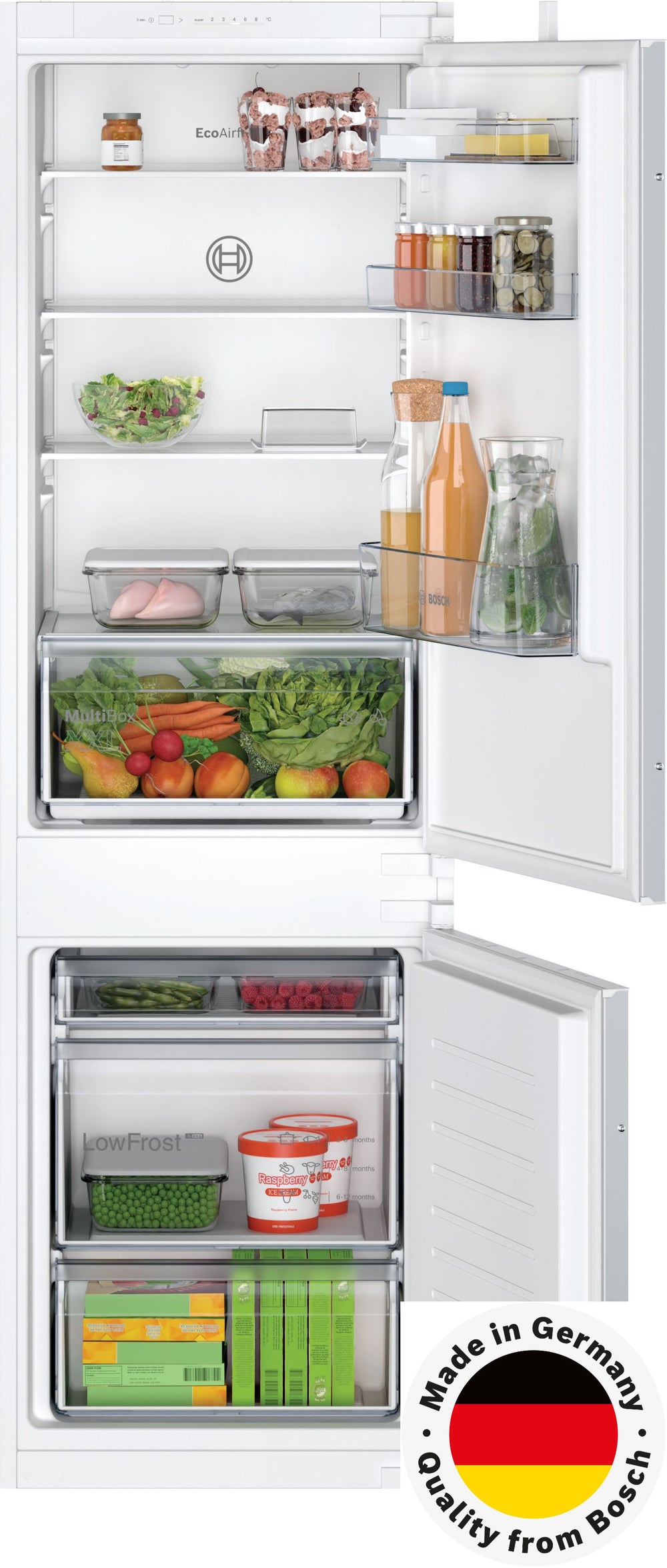 Bosch KIV865SE0 Serie 2 integroitava jääkaappipakastin – kuva 1