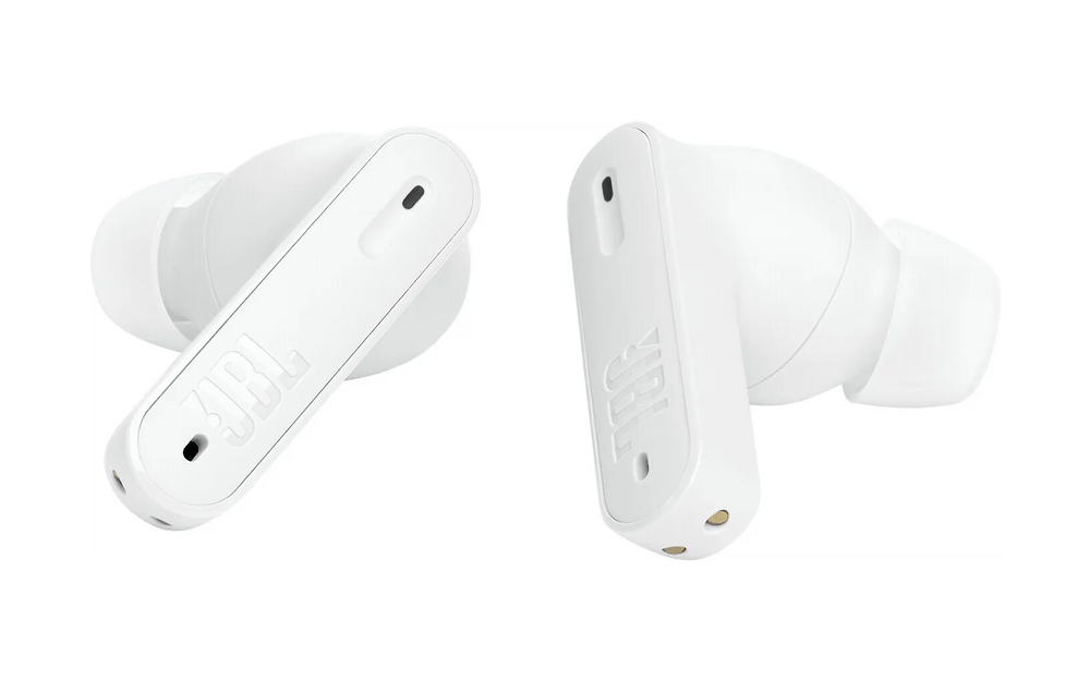 JBL Tune Beam vastamelunappikuulokkeet, valkoinen