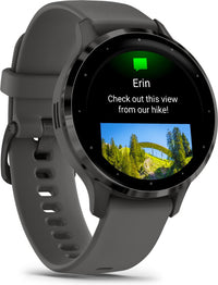 Garmin Venu 3S -älykello, musta / tummanharmaa