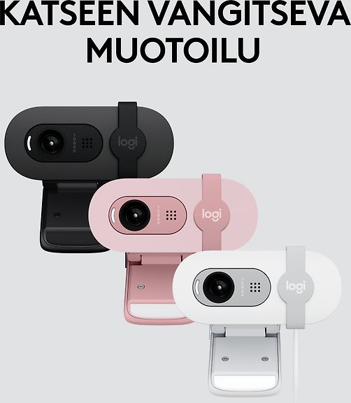 Logitech Brio 100 -web-kamera, musta – kuva 11