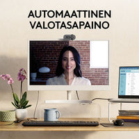 Logitech Brio 100 -web-kamera, musta – kuva 9