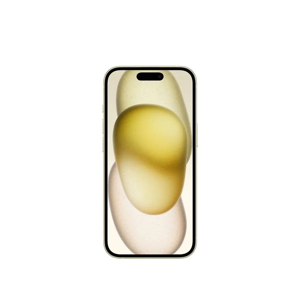 Apple iPhone 15 256 Gt -puhelin, keltainen (MTP83) - E-store.fi