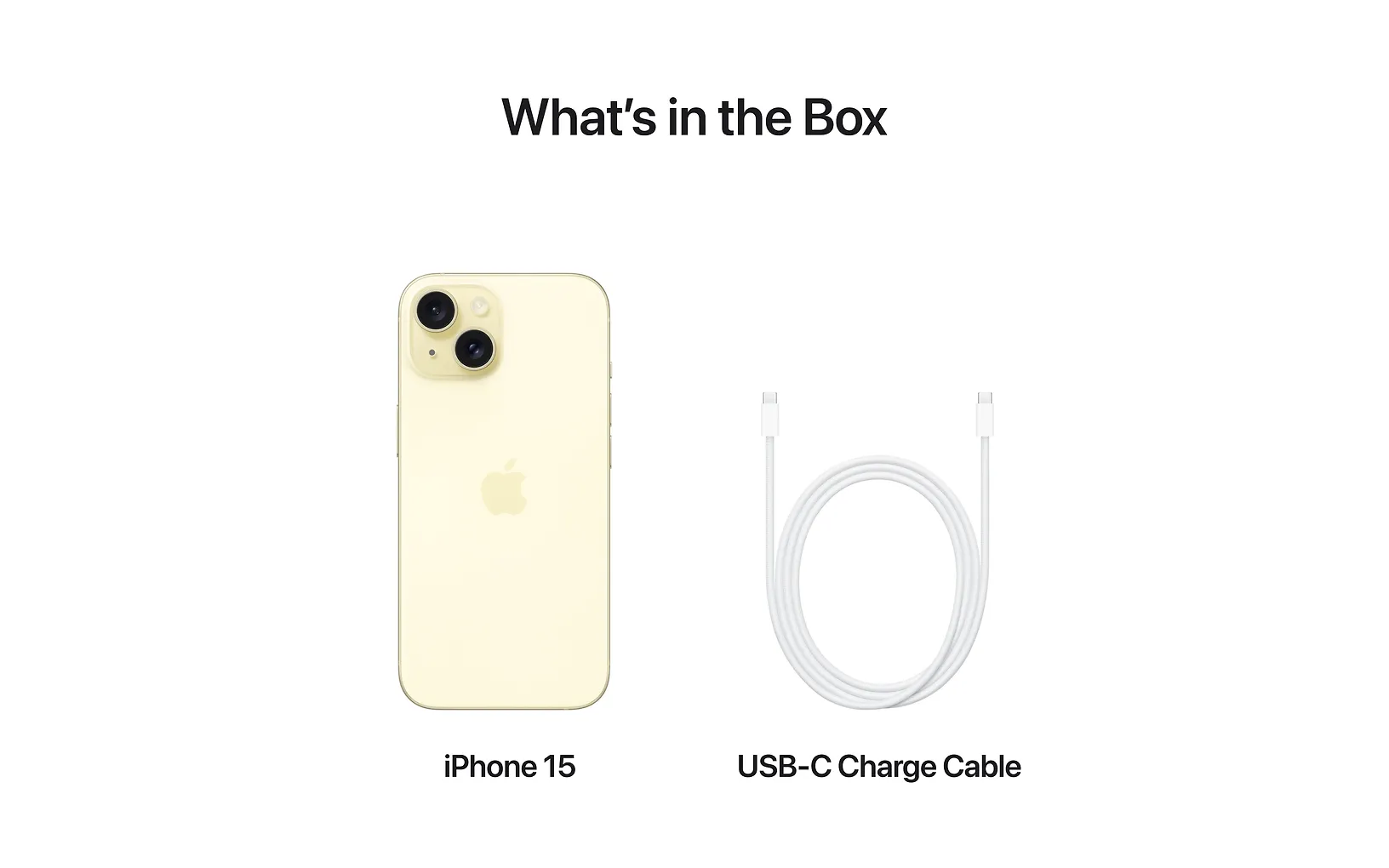 Apple iPhone 15 256 GB, gul (MTP83)