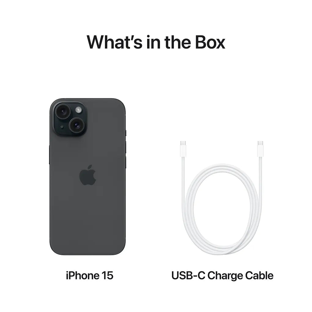 Apple iPhone 15 256 Gt -puhelin, musta (MTP63)