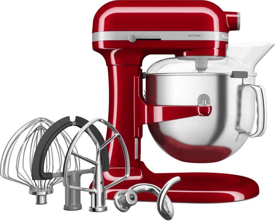 KitchenAid Artisan 5KSM70SHXEER 6,6 L -yleiskone, punainen