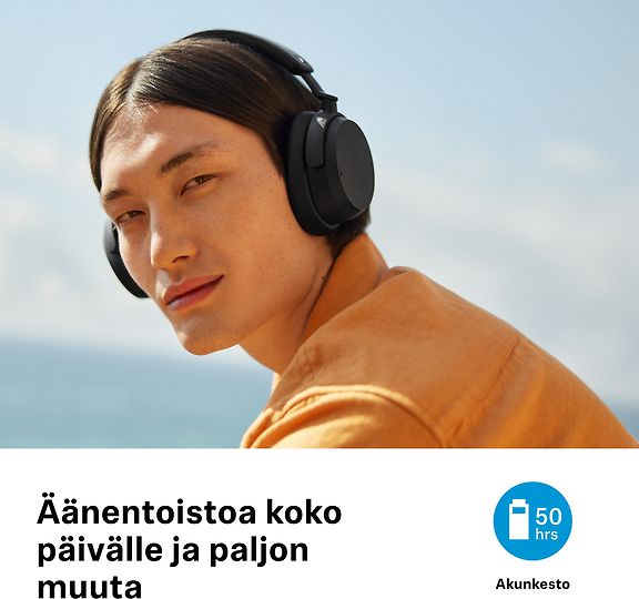 Sennheiser Accentum Wireless vastamelukuulokkeet, musta – kuva 6