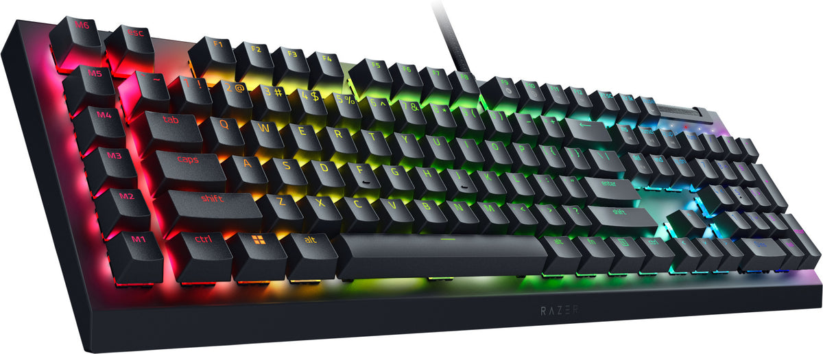 Razer BlackWidow V4 X -pelinäppäimistö, vihreät kytkimet – kuva 3