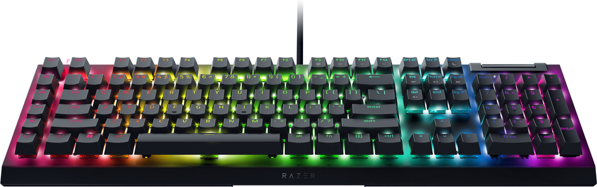 Razer BlackWidow V4 X -pelinäppäimistö, vihreät kytkimet – kuva 4