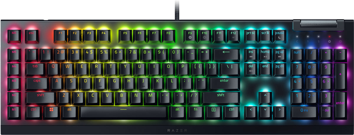 Razer BlackWidow V4 X -pelinäppäimistö, vihreät kytkimet – kuva 1