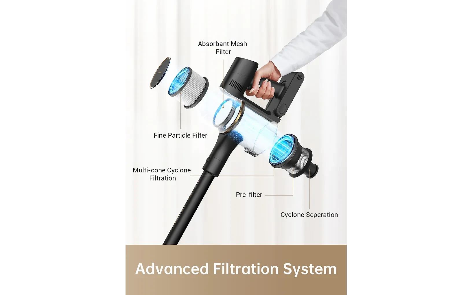 Dreame R10 Pro skaftdammsugare