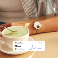 Withings Scanwatch Light -älykello, 37 mm, valkoinen / ruusukulta