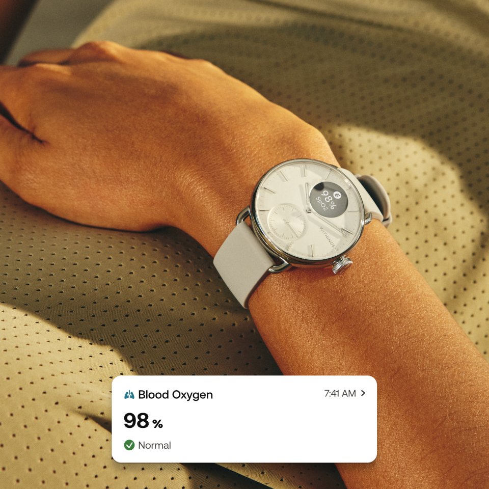 Withings Scanwatch 2 älykello, 38 mm, musta