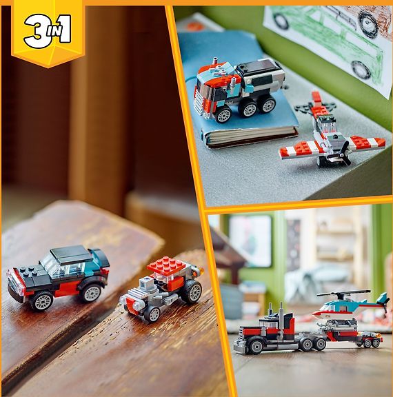 LEGO Creator 31146  - Lava-auto ja helikopteri – kuva 6