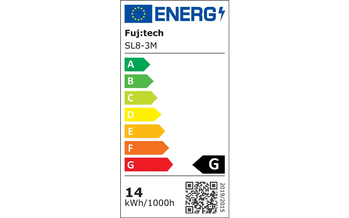 Fuj:tech LED Strip W-ljuslist, 3 m, vita nyanser