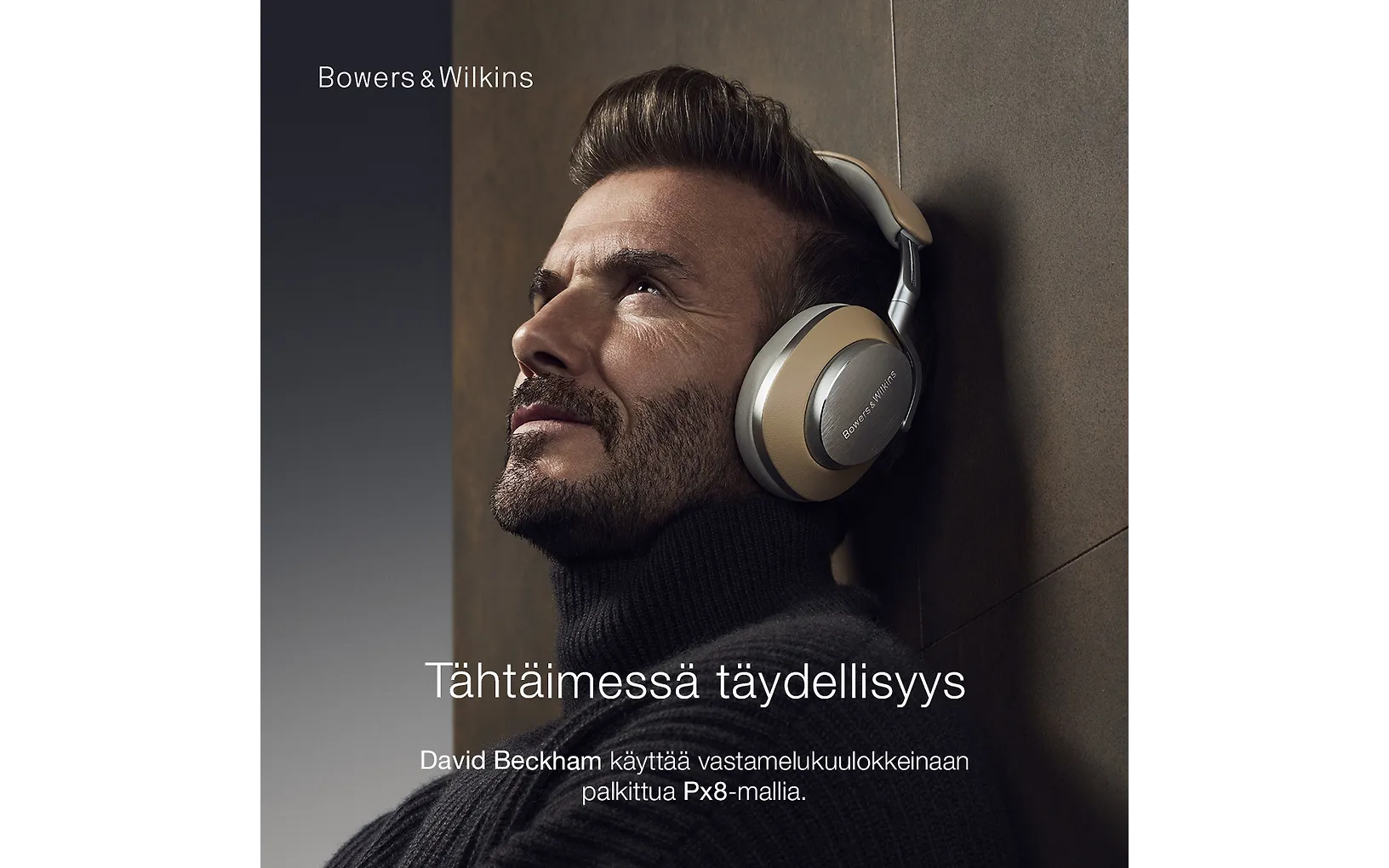 B&W Px8 brusreducerande hörlurar, röda