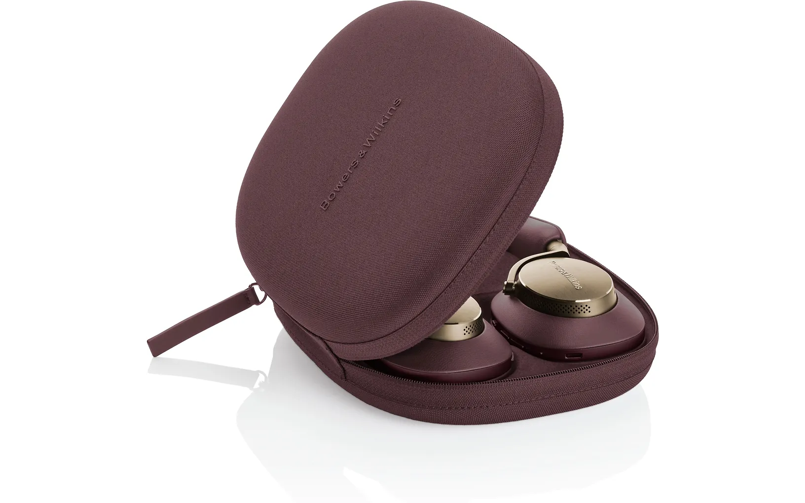 B&W Px8 brusreducerande hörlurar, röda