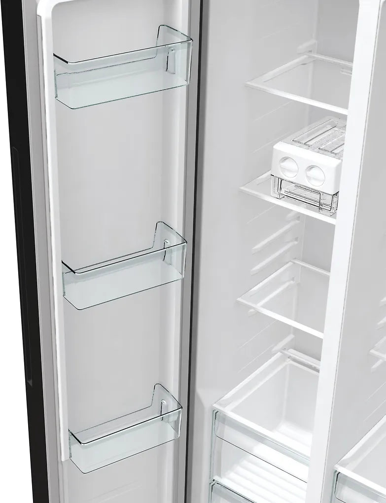 Gorenje NRR9185EABXLWD Side By Side, svart