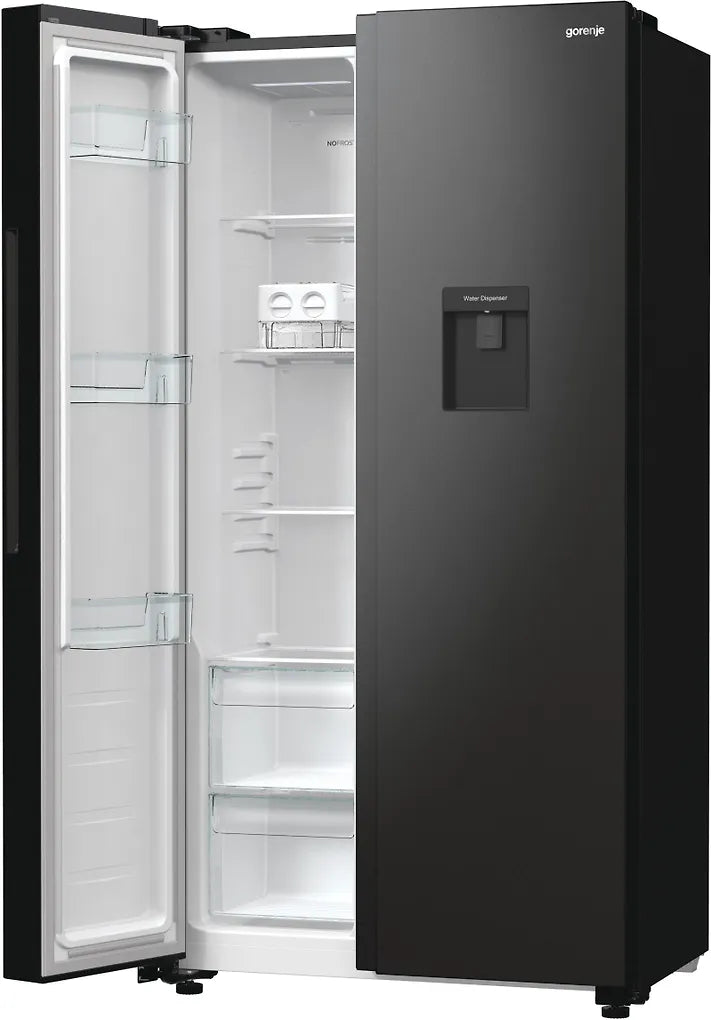 Gorenje NRR9185EABXLWD Side By Side, svart
