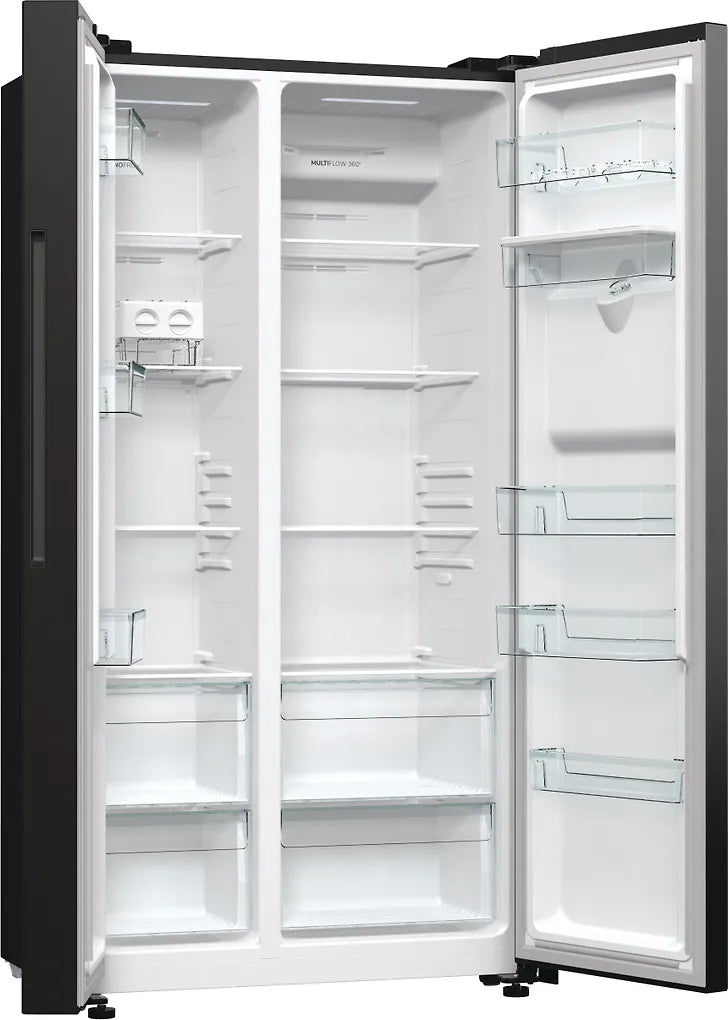 Gorenje NRR9185EABXLWD Side By Side, svart