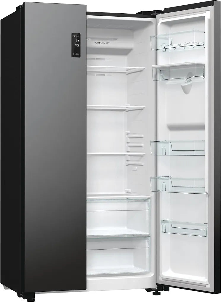 Gorenje NRR9185EABXLWD Side By Side, svart