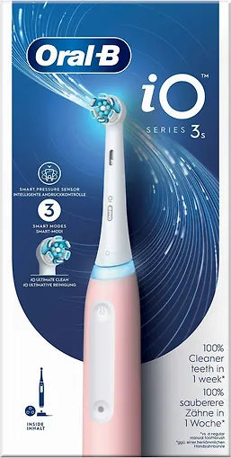 Oral-B iO Series 3s - eltandborste, pink