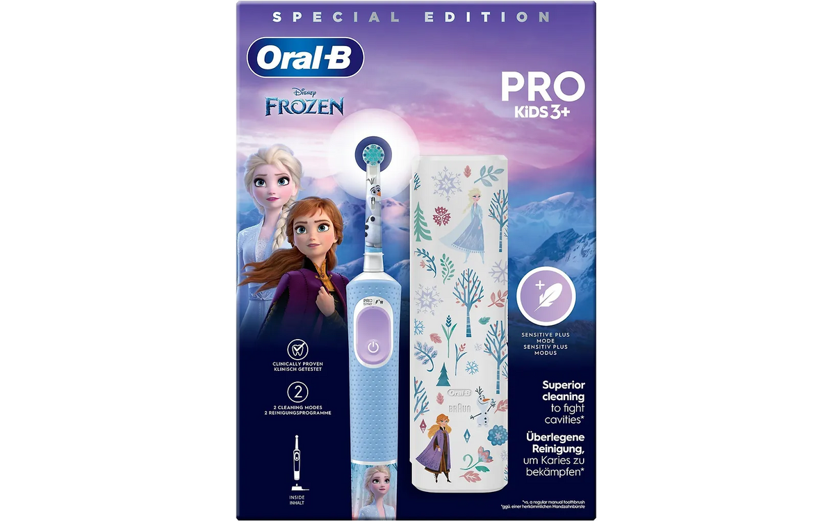 Oral-B Vitality Pro Kids Frozen -eltandborste + reseetui