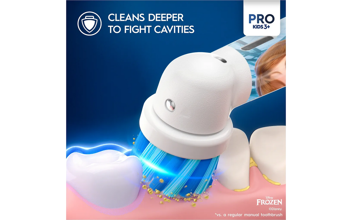 Oral-B Vitality Pro Kids Frozen -eltandborste + reseetui