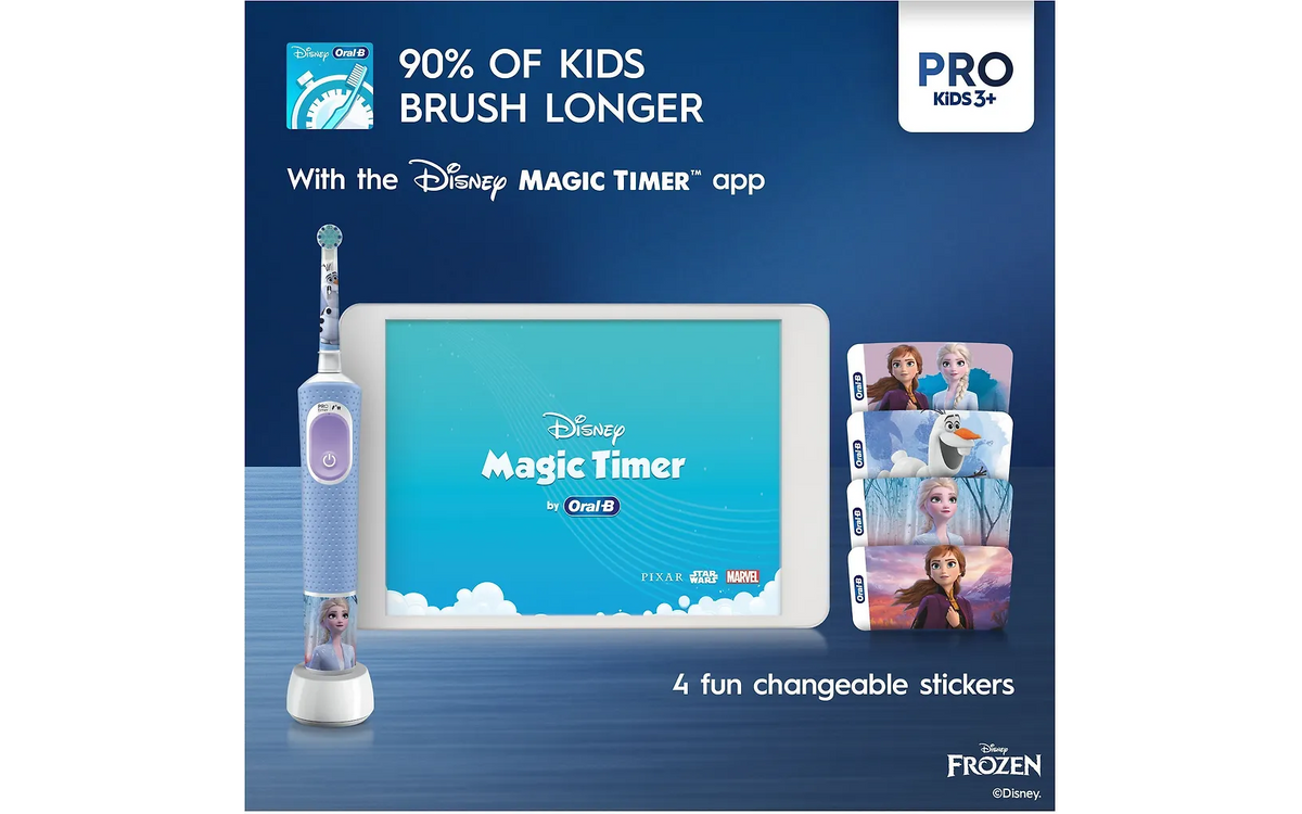 Oral-B Vitality Pro Kids Frozen -eltandborste + reseetui