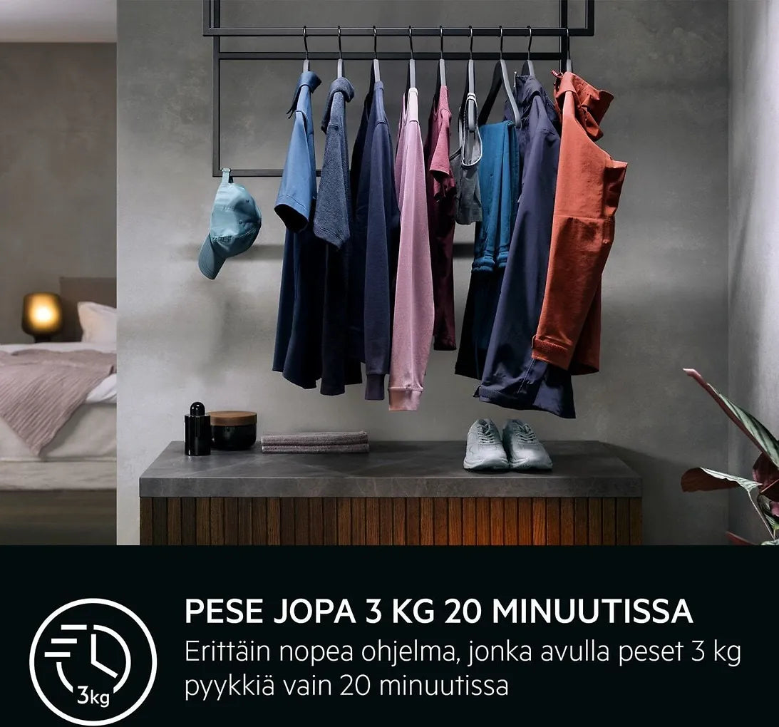 AEG LR833W96W 8000-sarjan pyykinpesukone
