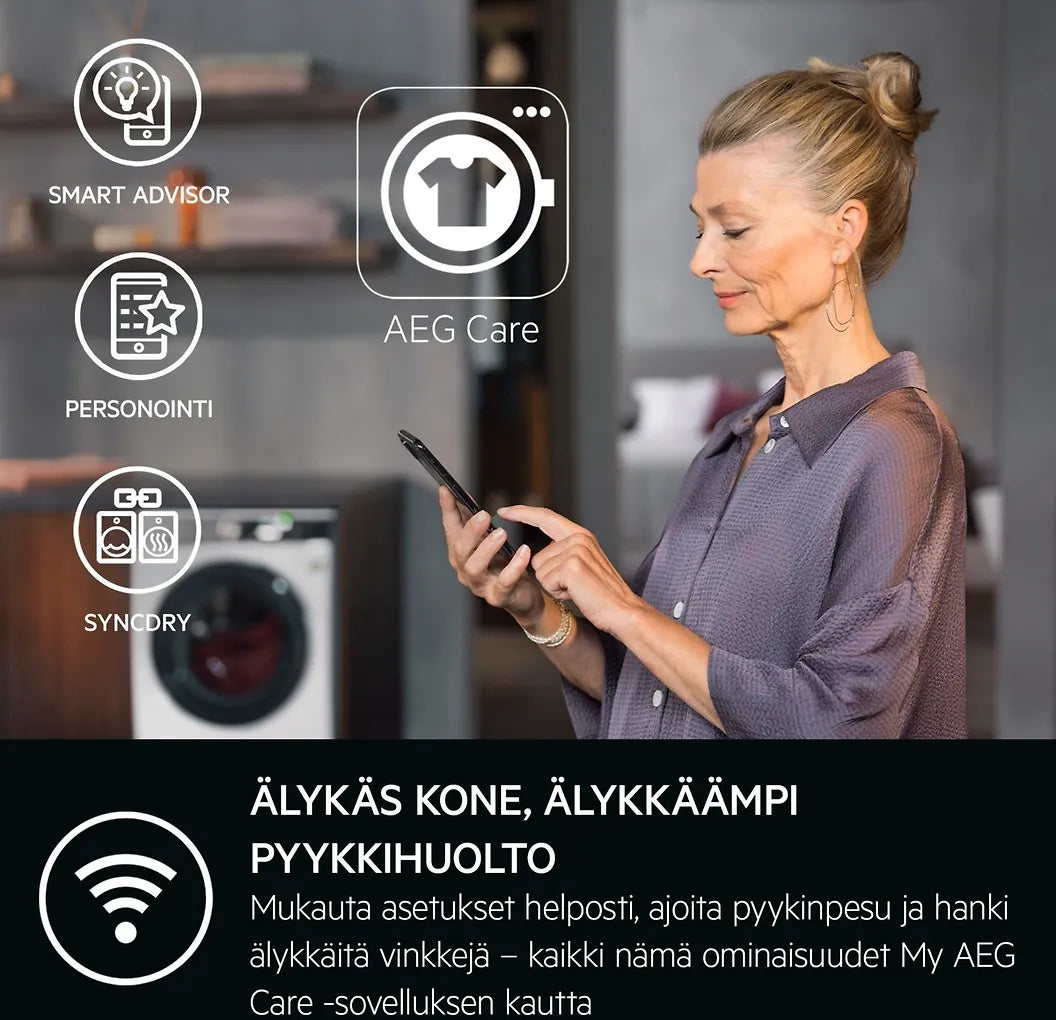 AEG LR833W96W 8000-sarjan pyykinpesukone