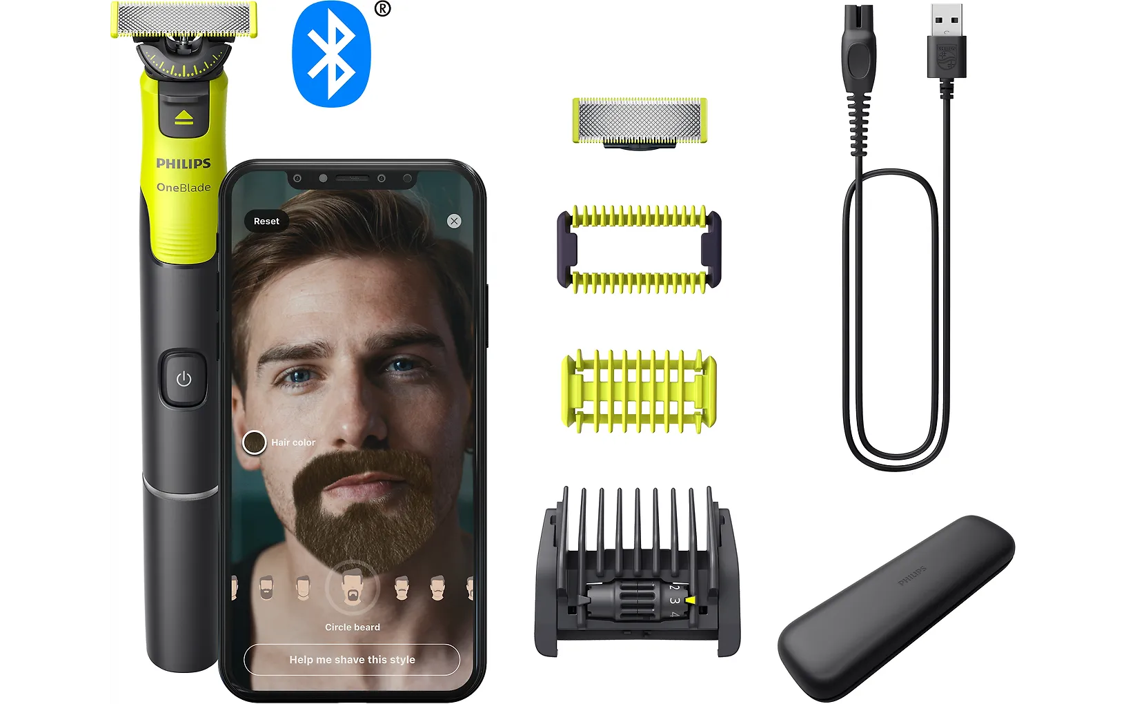 Philips OneBlade 360 ​​​​QP4631/65 - skägg- och kroppstrimmer