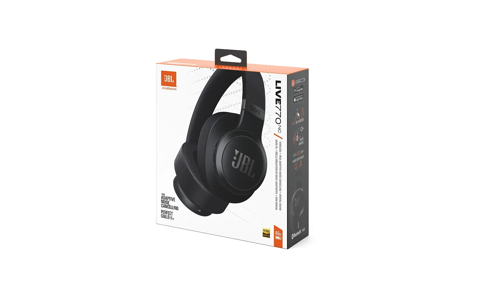 JBL LIVE 770NC brusreducerande hörlurar, svarta