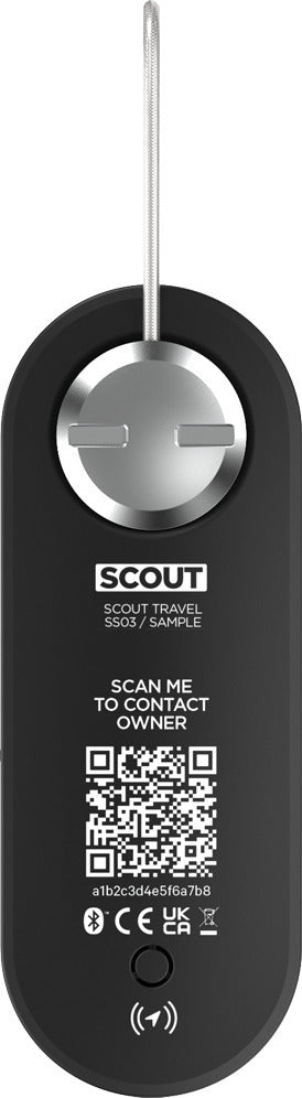 Knog Scout Travel varashälytin ja paikannin, Apple iOS, musta – kuva 3