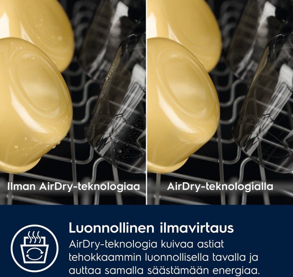 Electrolux 300 AirDry astianpesukone, teräs (ESA47310UX)