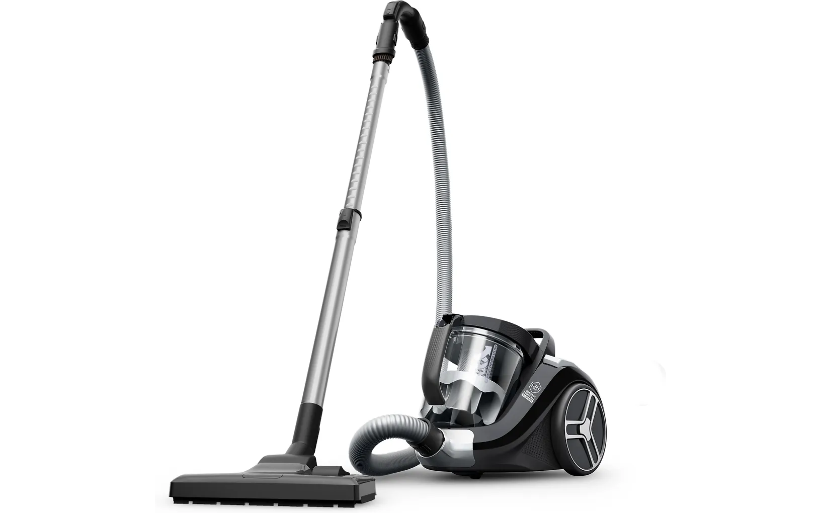 OBH Nordica Compact Power XXL Bagless -pölypussiton pölynimuri, musta Arvosana 4.1/5 perustuen 40 arvosteluun