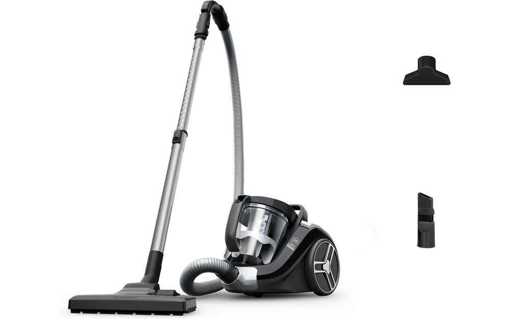 OBH Nordica Compact Power XXL Bagless -pölypussiton pölynimuri, musta Arvosana 4.1/5 perustuen 40 arvosteluun