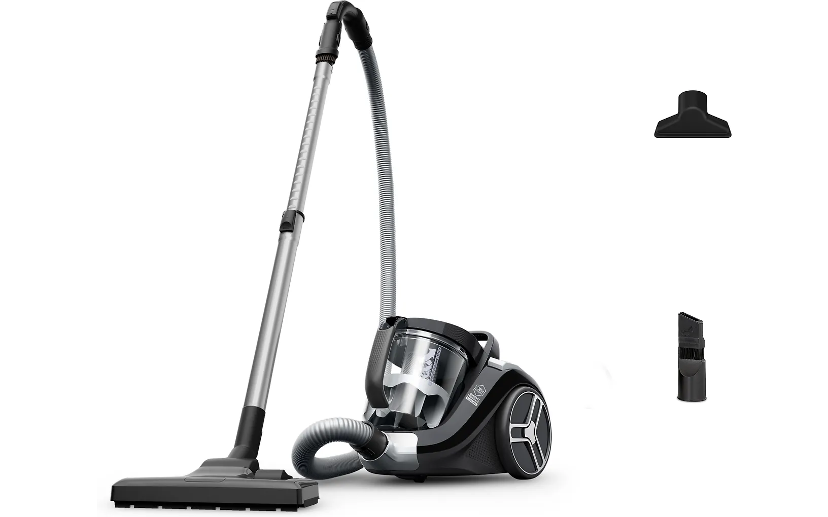 OBH Nordica Compact Power XXL Bagless -pölypussiton pölynimuri, musta Arvosana 4.1/5 perustuen 40 arvosteluun