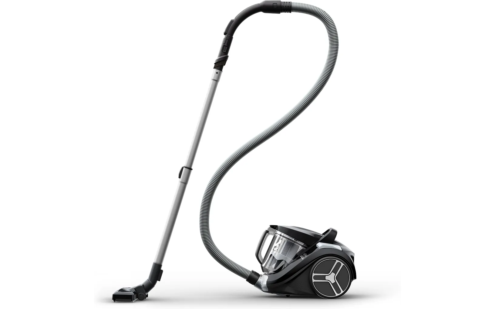 OBH Nordica Compact Power XXL Bagless -pölypussiton pölynimuri, musta Arvosana 4.1/5 perustuen 40 arvosteluun