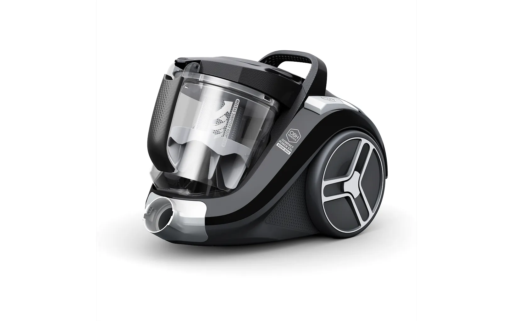 OBH Nordica Compact Power XXL Bagless -pölypussiton pölynimuri, musta Arvosana 4.1/5 perustuen 40 arvosteluun