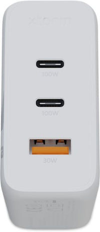 Xtorm XEC100 GaN² Ultra 100 W -verkkovirtalaturi, USB-C / A – kuva 4